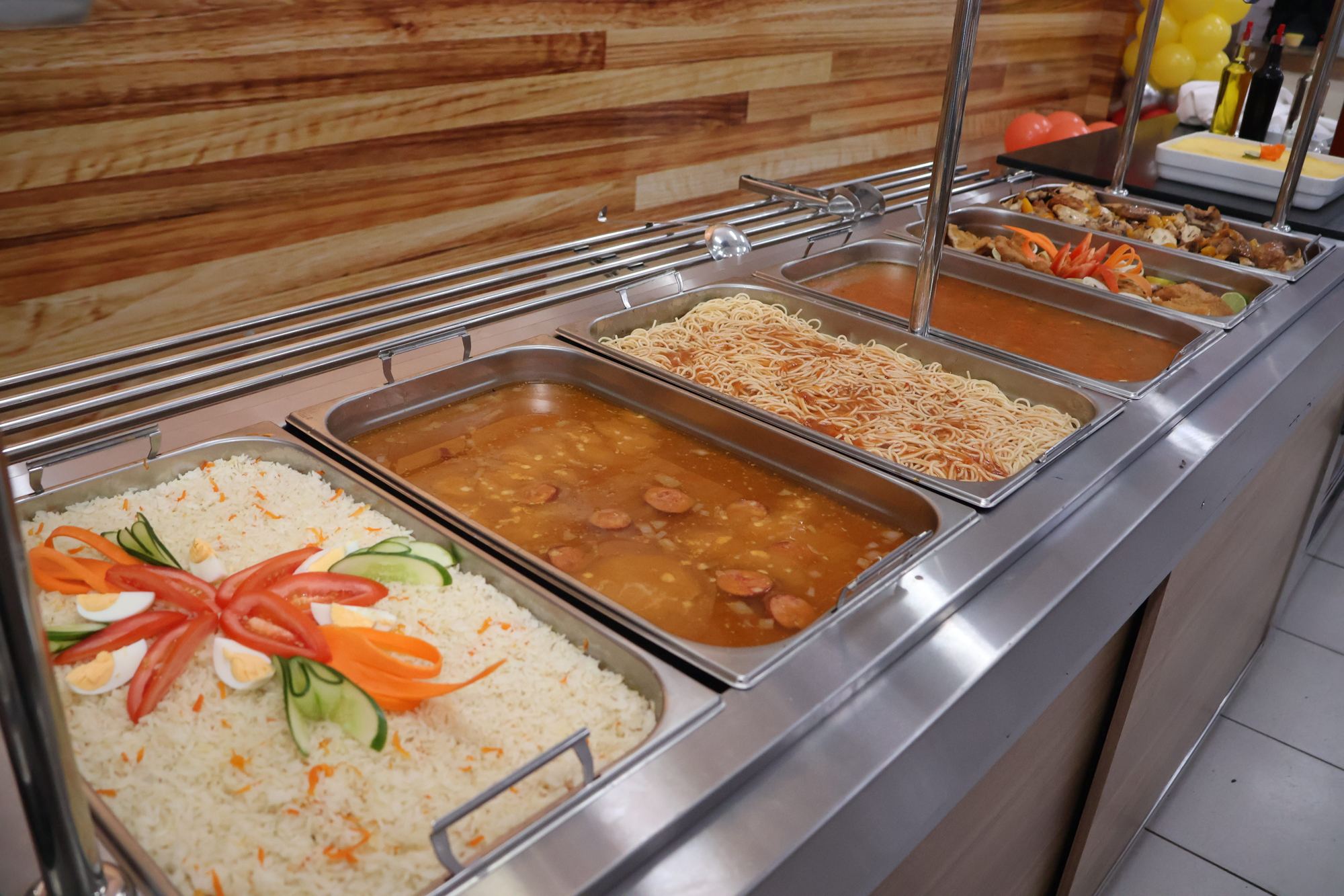 Linha de buffet completa
